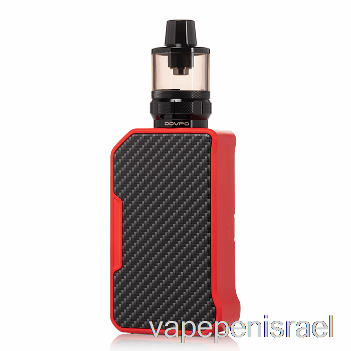 חד פעמי Vape Israel Dovpo Mvp 220w ערכת התחלה סיבי פחמן אדום